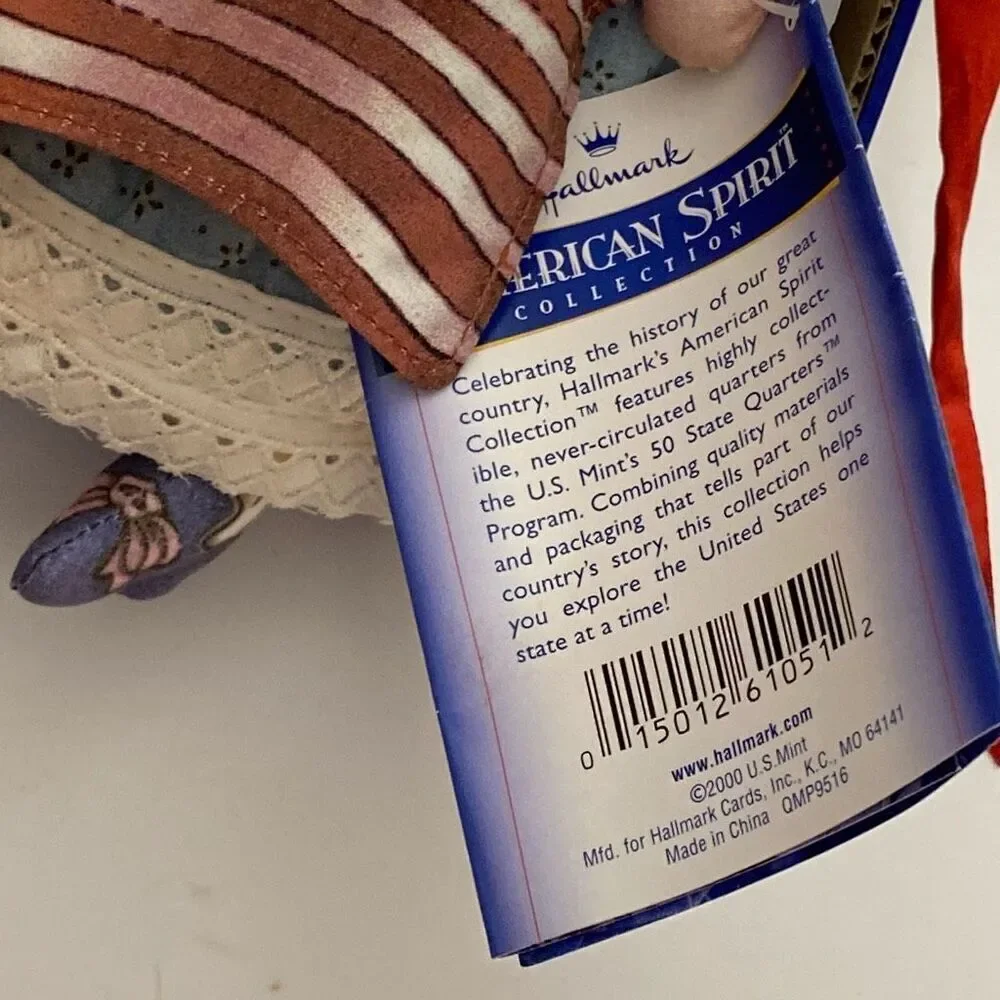 Hallmark We The People Pennsylvania U.S.‎ State Quarter Betsy Ross Doll